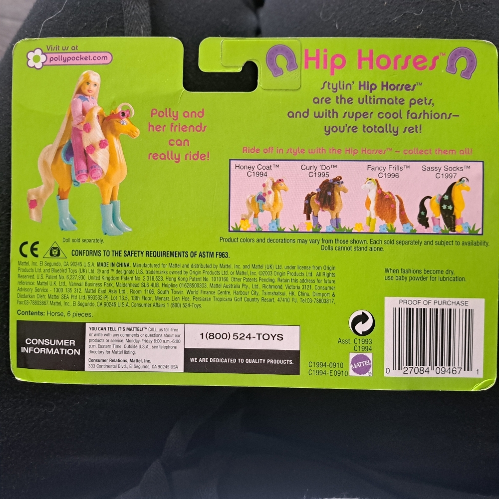 2003 Polly Pocket Hip Horse - Picture 2 of 3